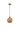 COMET - Copper 150mm Glass Pendant - Wire Suspension - in2 Lighting Australia