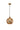 COMET - Copper 200mm Glass Pendant - Wire Suspension - in2 Lighting Australia