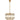 CREMONA ROUND PENDANT LIGHT SATIN BRASS **New Arrival**