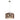 Carlo 45cm 2 Light Laser Cut Chocolate Fabric Drum Pendant