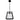 Creswick Vintage Lantern Look Pendant Matt Black - 1 Light Square - in2 Lighting Australia