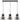 LAMPO Matte Black Pendant Light - 3 Light LED ** New Arrival ** - in2 Lighting Australia