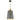 MELO - Open Top Oak - Metal Shade Pendant - Grey - in2 Lighting Australia