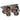METEOR - 4 Light - CTC - FLUSH - Grey / Chrome - in2 Lighting Australia