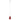 Chrome pendant light with red frosted glass inverted tear drop shape - in2 Lighting Australia