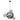 PLANET - Vintage Industrial Glass Pendants - Replica Jeremy Pyles - Grey/Chrome - in2 Lighting Australia