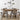 RAGGIO Matte Black and Satin Brass Pendant Light - 6 Light ** New Arrival ** - in2 Lighting Australia