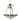 Vine Brushed Chrome 50cm 3 Light Pendant CLEARANCE